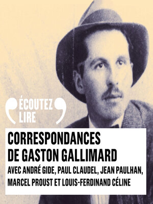 cover image of Correspondances avec Gaston Gallimard